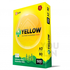 IK Yellow Paper 80gsm - A4 size (500 sheets)