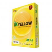 IK Yellow Paper 70gsm - A4 size  (450 sheets)