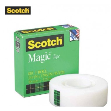 SCOTCH MAGIC TAPE 810-B 19MMX32.9M