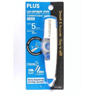 PLUS WHIPER MR CORRECTION TAPE 5MMX6M