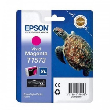 Epson T1573 Ink Cartridge - Vivid Magenta (EPS T157390)