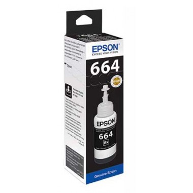 Epson L100 L200 L300 Black Ink Cartridge (T6641 - C13T664100) Epson L100 L200 L300 Black Ink Cartridge (T6641 - C13T664100)