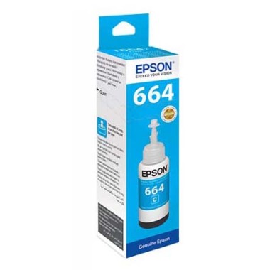 Epson L100 L200 L300 Cyan Ink Cartridge (T6642 - C13T664200) Epson L100 L200 L300 Cyan Ink Cartridge (T6642 - C13T664200)