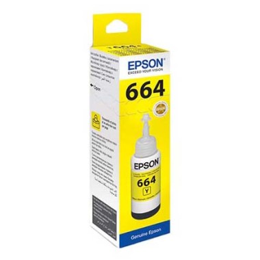 Epson L100 L200 L300 Yellow Ink Cartridge (T6644 - C13T664400) Epson L100 L200 L300 Yellow Ink Cartridge (T6644 - C13T664400)