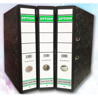  OPTION Lever Arch File 3" 404 
