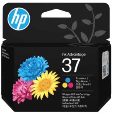 HP 37 Tri-color Ink Cartridge