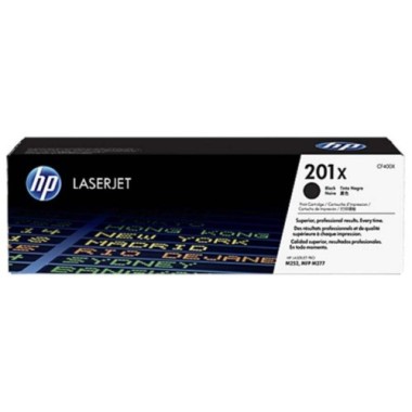 HP 201X Black LaserJet Toner Cartridge (JetIntelligence) - CF400X HP 201X Black LaserJet Toner Cartridge (JetIntelligence) - CF400X