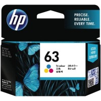 HP 63 Tri-color Ink Cartridge  - F6U61AA