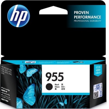 HP 955 Black Original Ink Cartridge - L0S60AA HP 955 Black Original Ink Cartridge - L0S60AA