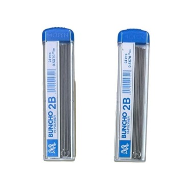 BUNCHO 2B PENCIL LEAD 0.5MM 24PCS 
