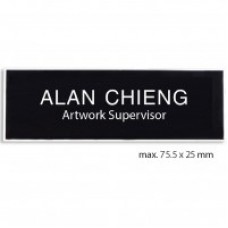 Instant Name Tag TAG 1( 25mmx75mm)