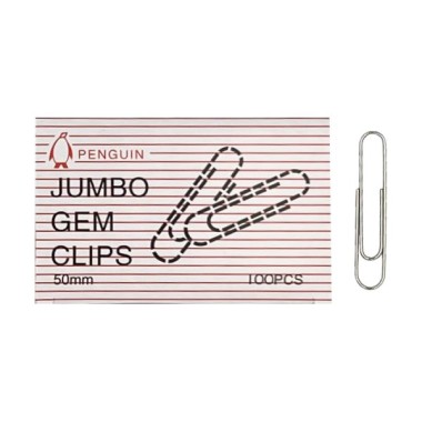 PENGUIN JUMBO PAPER CLIP 50MM