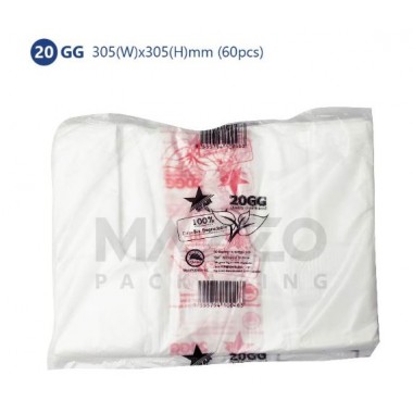 STAR BIODEGRADABLE PLASTIC BAG 20GG