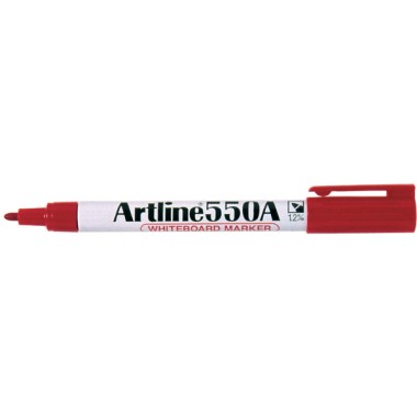 Artline 550A WhiteBoard Marker -Red 1.2mm