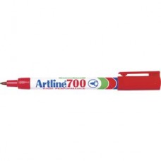 Artline 700 Permanent Markers Red