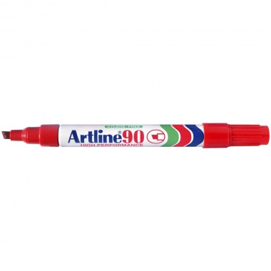 Artline 90 Permanent Markers Red